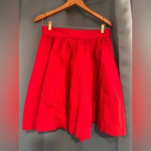 Trashy Diva Cotton Gathered Mini Skirt - Red